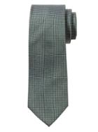 Banana Republic Mens Micro Geo Silk Nanotex Tie Forest Green Size One Size