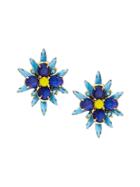 Banana Republic Womens Elizabeth Cole   Forget Me Knot Clip-on Earring Blue Size One Size