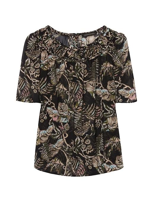 Banana Republic Braid-trim Top