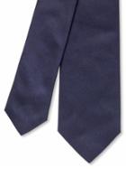 Banana Republic Solid Silk Tie - Navy