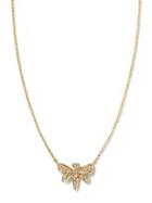 Banana Republic Delicate Dragonfly Necklace Size One Size - Gold