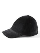 Banana Republic Mens Corduroy Logo Baseball Cap Slate Gray Size S/m