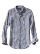 Banana Republic Mens Camden Fit Shirt Size L Tall - Navy Star