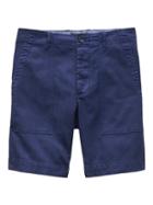 Banana Republic Mens Heritage Tapered Linen Blend 9.5 Utility Short Fairytale Blue Size 34w