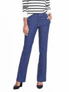 Banana Republic Womens Logan Fit Rinsed Denim Pant - Rinse