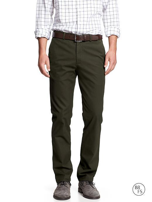 Banana Republic Factory Aiden Slim Fit Chino - Rangoon Green
