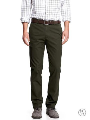 Banana Republic Factory Aiden Slim Fit Chino - Rangoon Green