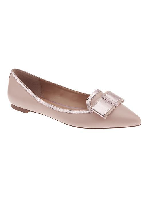 Banana Republic Aria Bow Flat - Pink Champagne/champag