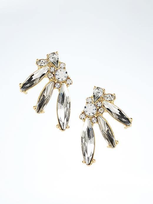Banana Republic Empire Shine Earring - Clear
