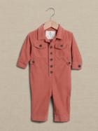 Corduroy Flightsuit For Baby