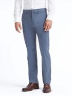 Banana Republic Mens Emerson Straight Rapid Movement Chino - Blue Shadow