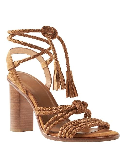 Banana Republic Womens Joie   Banji Wrap Sandal Whiskey Size 6
