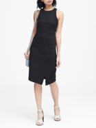 Banana Republic Womens Denim Sheath Dress Dark Rinse Size 16