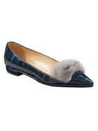 Banana Republic Womens Eugenia Kim   Babs Flat Navy Size 38