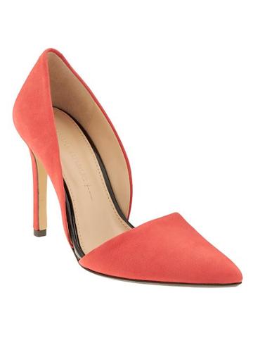 Banana Republic Adelia D'orsay Pump Size 10 - Coral Dream