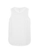 Banana Republic Womens Curved-hem Linen Blend Tank White Size Xxl
