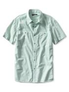 Banana Republic Mens Grant Fit Custom 078 Wash Acorn Print Shirt Size L Tall - Ultramarine