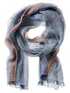 Banana Republic Mens Selvedge Scarf Size One Size - Blue