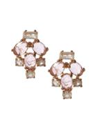 Banana Republic Shattered Crystal Stud Earring Size One Size - Pink