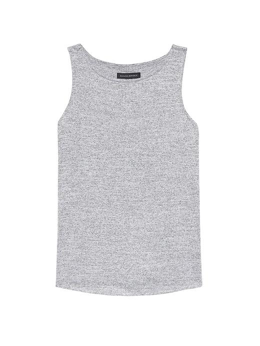 Banana Republic Womens Soft Jersey Wrap-back Tank Heather Gray Size Xxs