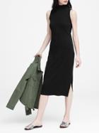 Banana Republic Mock-neck Midi Dress