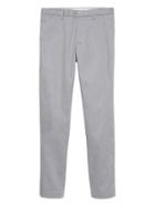 Banana Republic Mens Fulton Skinny Heathered Rapid Movement Chino Pant Shark Gray Size 36w