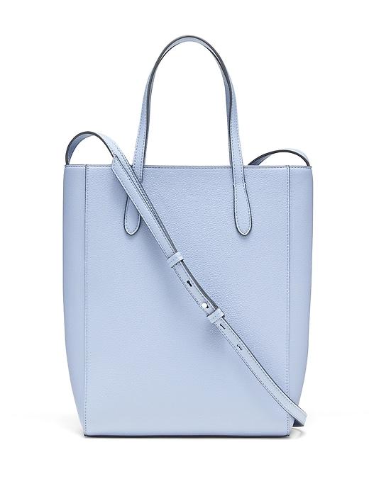 Banana Republic Womens Vegan Leather Mini Tote Classic Powder Blue Size One Size