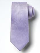 Banana Republic Mens Textured Grid Silk Nanotex Tie - Orchid Purple