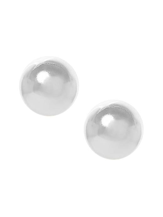 Banana Republic Womens Everyday Stud Earring With 10k Gold Silver Size One Size