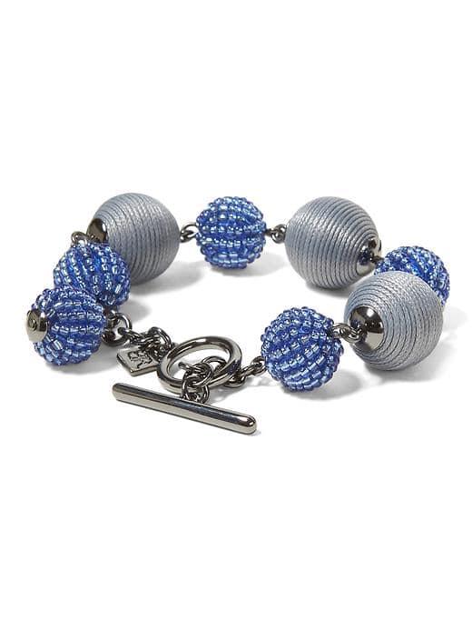 Banana Republic Colored Baubles Bracelet - Blue Multi