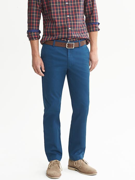 Banana Republic Aiden Slim Fit Chino - Blue Universe