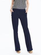 Banana Republic Bi Stretch Flare Pant Size 00 Petite - Preppy Navy