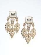 Banana Republic Palm Leaf Earrings - Gold