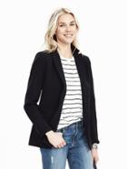 Banana Republic Womens Navy Blazer Size 0 - Preppy Navy