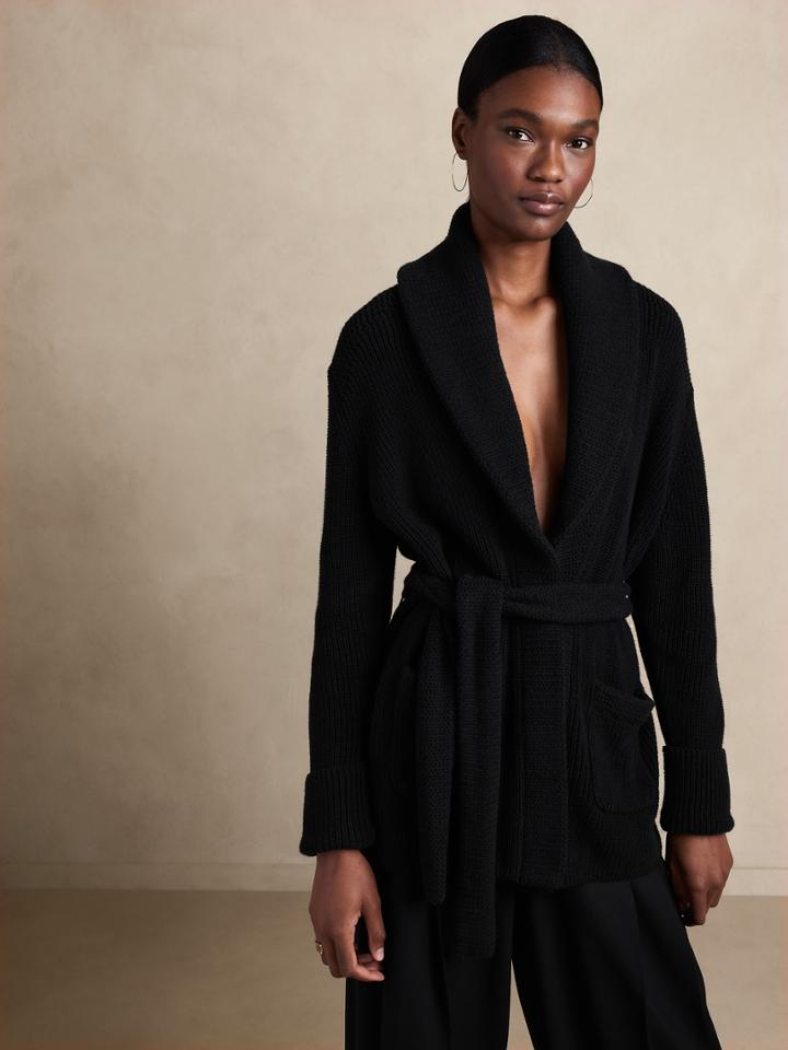 Soli Shawl Collar Cardigan