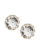 Banana Republic Womens Cocktail Stud Earring Clear Size One Size