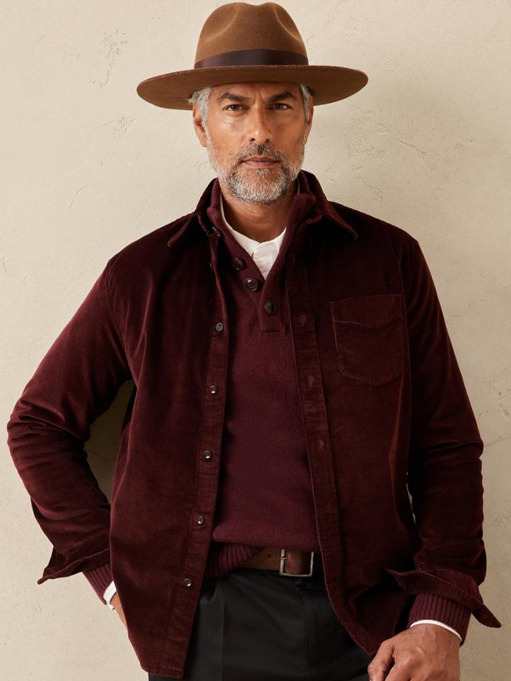 Untucked Corduroy Shirt