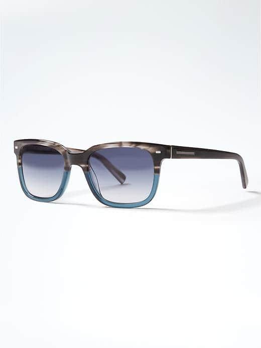 Banana Republic Mens Colin Sunglasses - Blue Steel