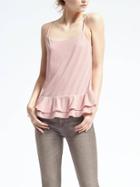Banana Republic Womens Peplum Cami - Blush