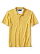 Banana Republic Mens Signature Pique Polo Size L Tall - Yellow Heather