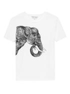 Banana Republic Mens Raw Edge Graphic T-shirt White Size Xl