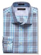 Banana Republic Mens Camden Fit Non Iron Cotton Shirt Size L Tall - Surf Green