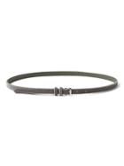 Banana Republic Womens Velvet Skinny Belt Slate Size M
