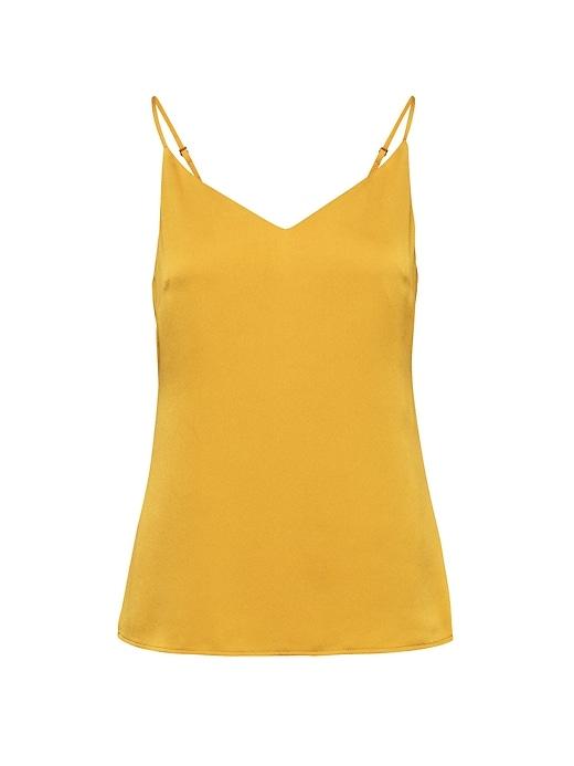 Banana Republic Womens Petite Strappy Camisole Gold Size Xxs