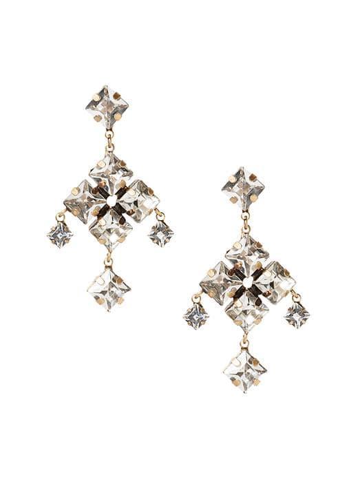 Banana Republic Sparkle Chain Drop Earring - Gold