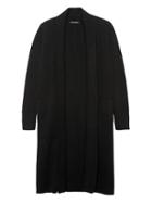 Banana Republic Womens Italian Superloft Duster Cardigan Sweater Black Size M