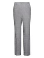 Banana Republic Mens Athletic Tapered Non-iron Stretch Cotton Plaid Pant Silver Gray Size 44w