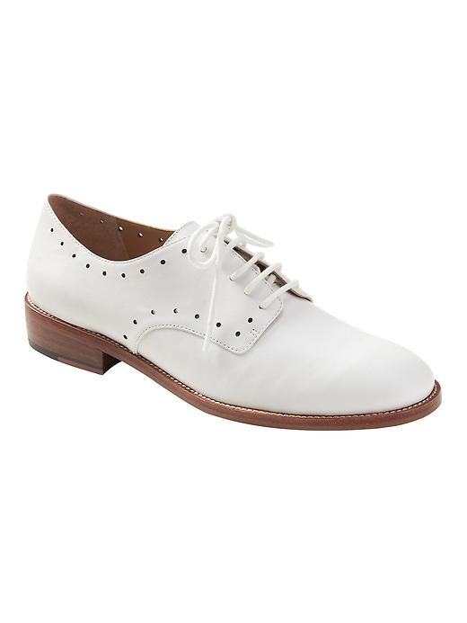 Banana Republic Perforated Oxford