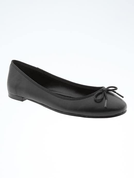 Banana Republic Womens Robin Ballet Flat - Black