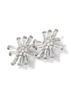 Banana Republic Womens Floral Starburst Brooch Clear Size One Size
